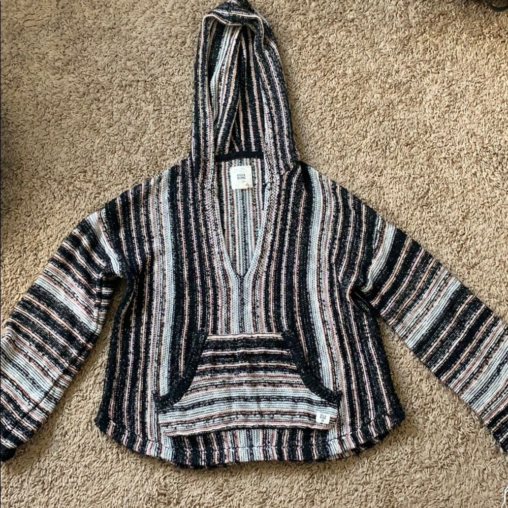 Billabong knit pullover hoodie